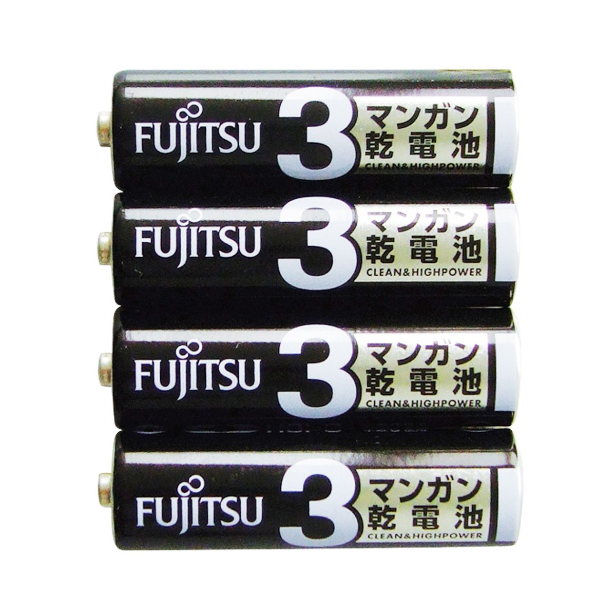 【まとめ買い】富士通 黒マンガン乾電池単3 4P 0474/362215